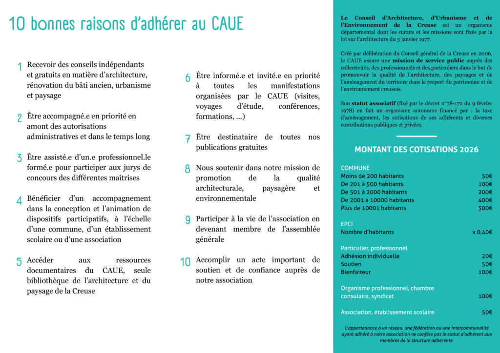 2026. Bulletin d'adhésion-2
